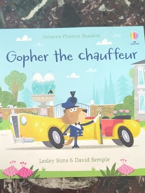 Usborne Gopher the Chauffeur - Yellow Kids Picture Book